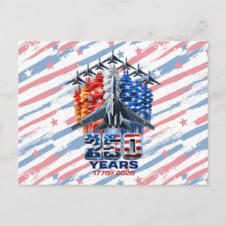 Carte Postale Fête patriotique du 250e anniversaire du 4 juillet