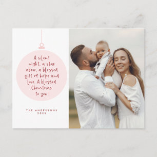 Carte Postale Fête religieuse, Joyeux Noël, Photo de famille chr