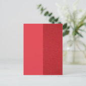 Carte postale Fête Rouge Tomate Split-Tone - Perso (Debout devant)