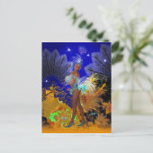 Carte Postale Fête Showgirl En Bleu (Debout devant)