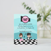 Carte Postale Fête Sock Hop (Debout devant)