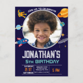 Carte Postale Fête spatiale d'astronautes (Devant)