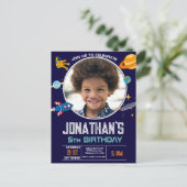 Carte Postale Fête spatiale des astronautes (Debout devant)