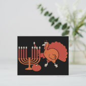 Carte Postale Fête 'Thanksgivukkah' (Debout devant)