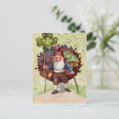 Carte Postale Fête vintage de la St Patrick (Debout devant)