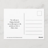 Carte Postale FÊTER JUNETEENTH Power Fist Texte personnalisable (Dos)