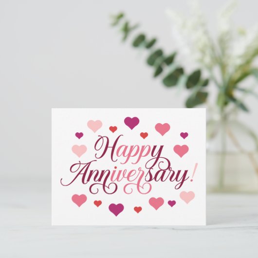 Carte Postale Fêter l'amour : Joyeux anniversaire (Debout devant)