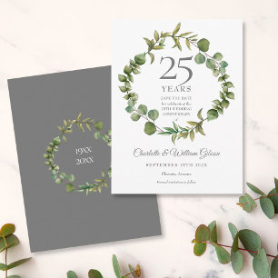 Carte Postale Fêter les 25 ans de verdure forestière