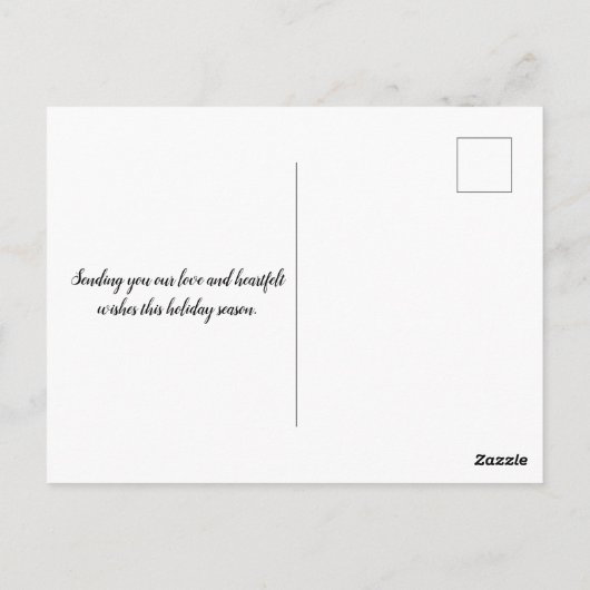 Carte Postale Fêter les fêtes Snowman (Dos)