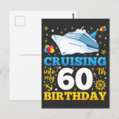 Carte Postale Fêter Mes 60 Ans En Croisière (Devant / Derrière)
