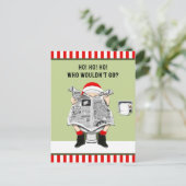 Carte Postale Fêtes de Noël amusantes (Debout devant)