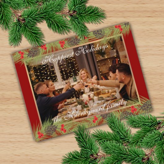 Carte Postale Fêtes sur mesure les plus agréables saison