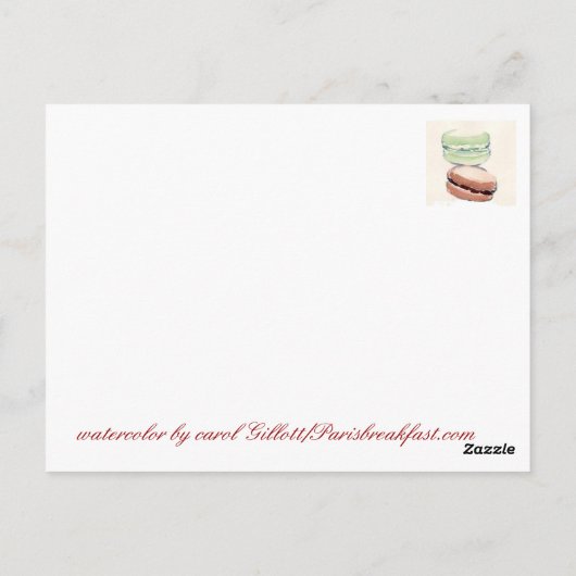 Carte Postale Fêtez ! (Dos)