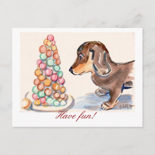 Carte Postale Fêtez ! (Devant)