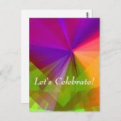 Carte Postale Fêtons ! (Devant / Derrière)