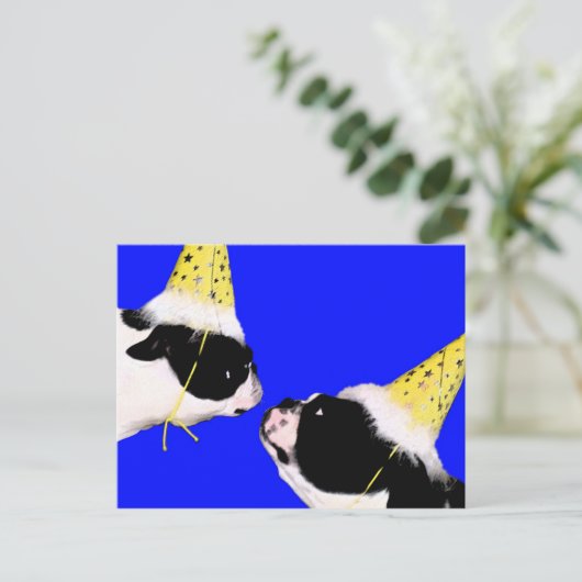 Carte Postale fêtrement (Debout devant)