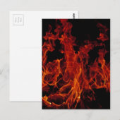 Carte Postale Feu (Devant / Derrière)