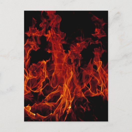 Carte Postale Feu (Devant)