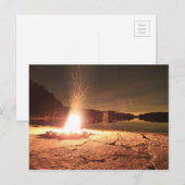 Carte Postale Feu (Devant / Derrière)