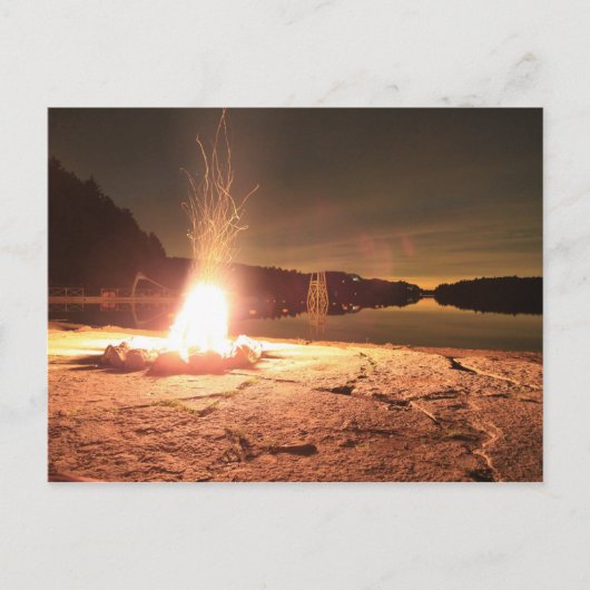 Carte Postale Feu (Devant)