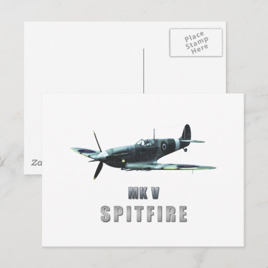 Carte Postale Feu (Devant / Derrière)