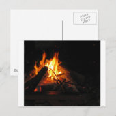 Carte Postale Feu (Devant / Derrière)