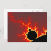 Carte Postale Feu (Devant / Derrière)