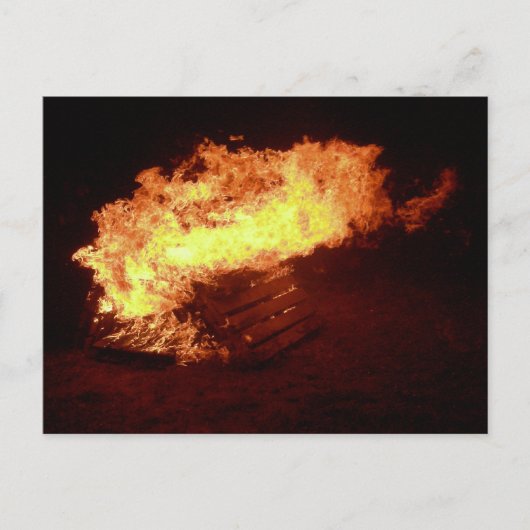 Carte Postale Feu (Devant)