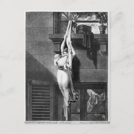 Carte Postale Feu (Devant)