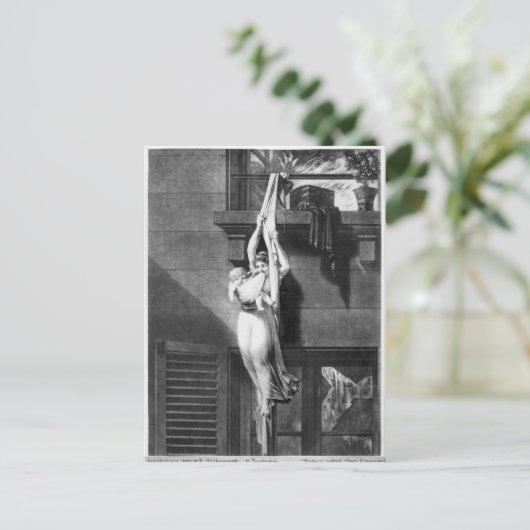 Carte Postale Feu (Debout devant)