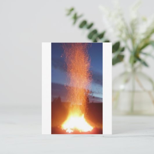 Carte Postale Feu (Debout devant)
