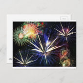 Carte Postale feu (Devant / Derrière)