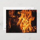 Carte Postale feu (Devant / Derrière)