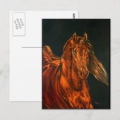 Carte Postale Feu (Devant / Derrière)