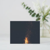Carte Postale feu (Debout devant)