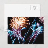 Carte Postale Feu (Devant / Derrière)