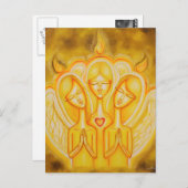 Carte Postale Feu angélique (Devant / Derrière)