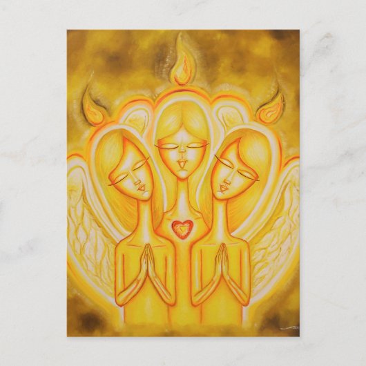 Carte Postale Feu angélique (Devant)