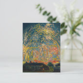 Carte Postale Feu d'artifice à Nice | Nikolai Tarkhov (Debout devant)