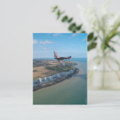 Carte Postale Feu d'artifice au-dessus de la côte anglaise. (Debout devant)