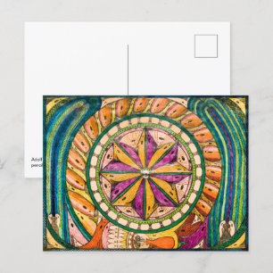 Carte Postale Feu d'artifice bengali Adolf Wolfli