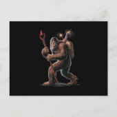 Carte Postale Feu d'artifice de Bigfoot 4 juillet Drapeau améric (Devant)