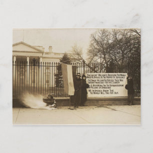 Carte Postale Feu d'artifice Suffragette pour femmes à Washingto