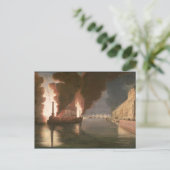 Carte Postale Feu d'artifice sur la Seine (Debout devant)