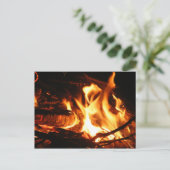 Carte Postale Feu de camp (Debout devant)