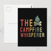 Carte Postale Feu de camp - Whisperer de feu de camp (Devant / Derrière)