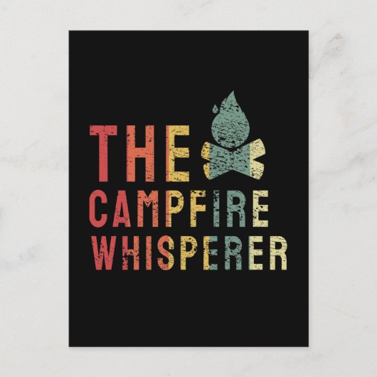 Carte Postale Feu de camp - Whisperer de feu de camp (Devant)