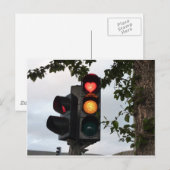 Carte Postale Feu de coeur (Devant / Derrière)