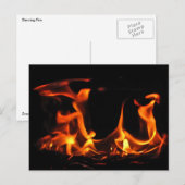 Carte postale Feu de danse (Devant / Derrière)