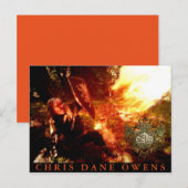 CARTE POSTALE FEU DE DRAGON (Devant / Derrière)